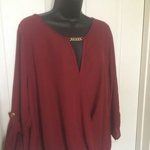 ***NWT*** Sexy Burgundy/Maroon Blouse